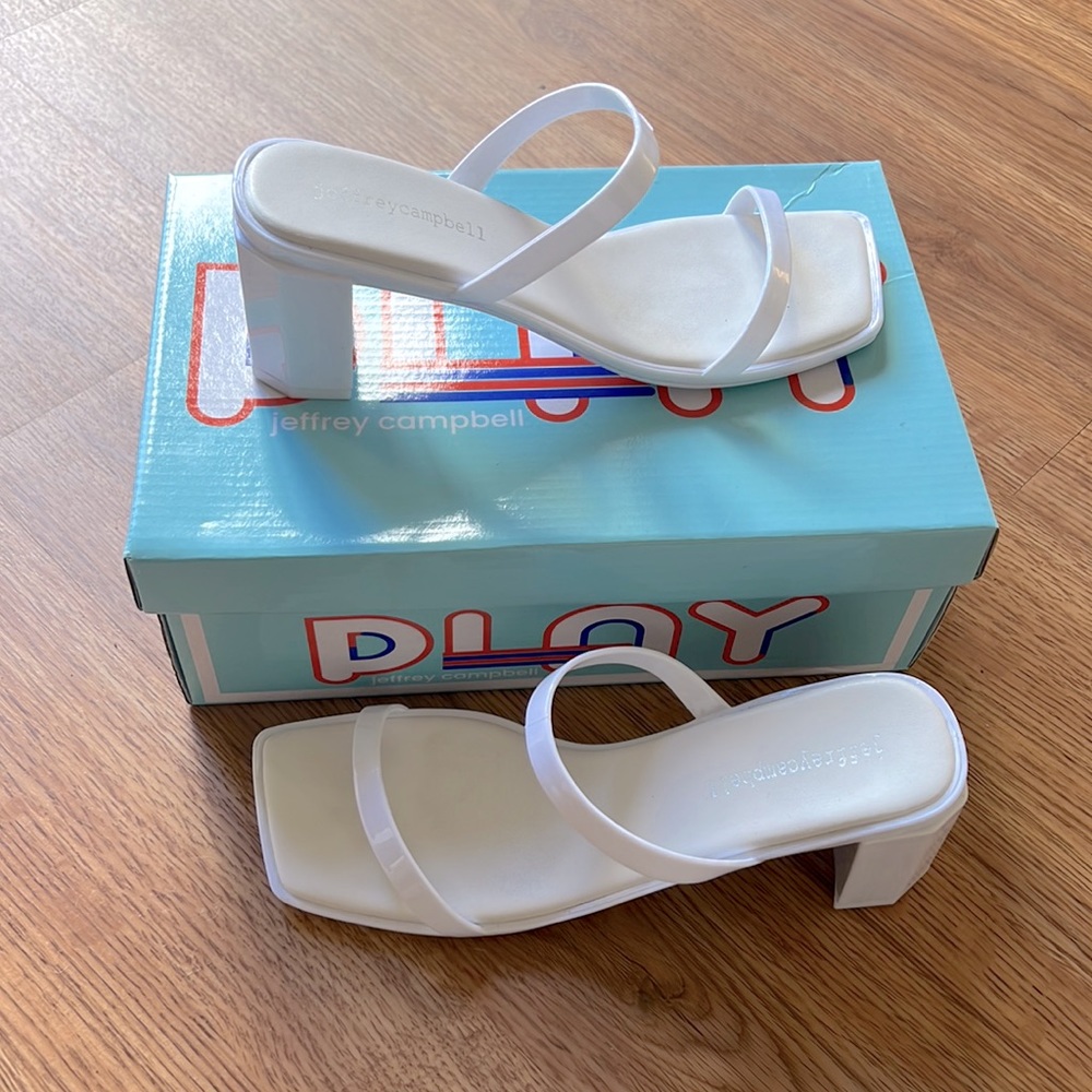 COPY - Jeffrey Campbell Jamm-3 Jelly Slide sandal